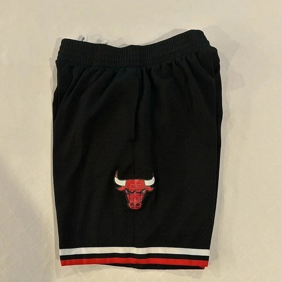 Vintage 90’s Chicago Bulls Hardwood Classics Swingman Shorts Mitchell Ness - Picture 2 of 8